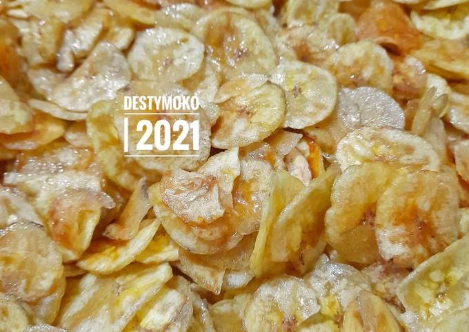 Resep Keripik Pisang Manis Renyah Kraus Kraus Oleh Desty Moko Cookpad