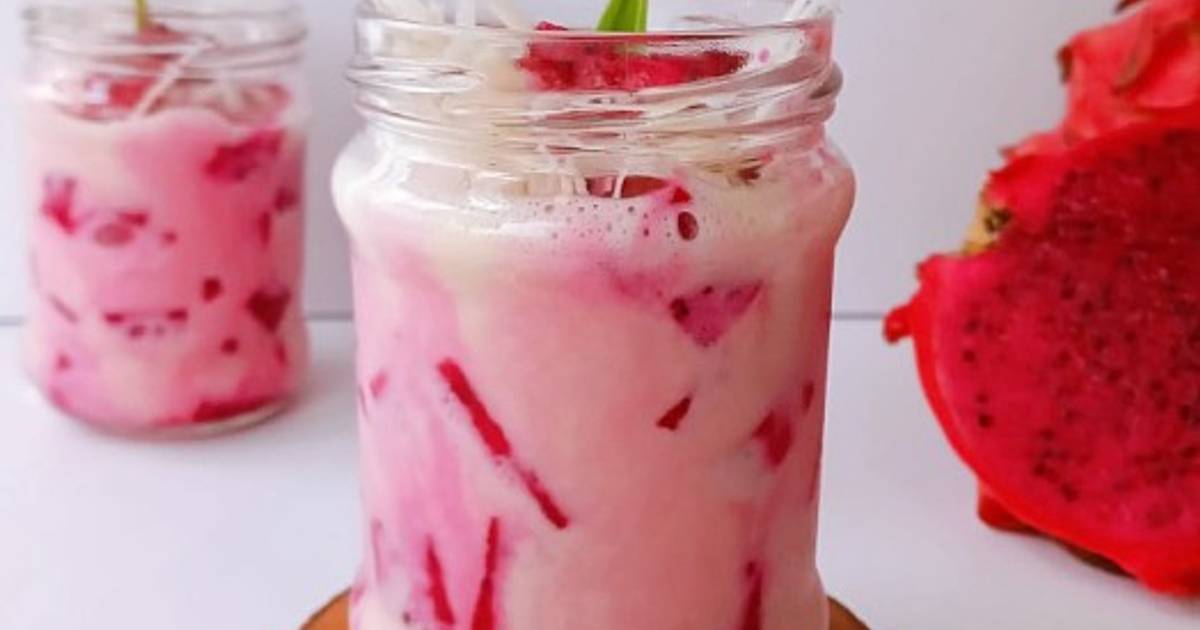 Resep Dragon Fruit Cheese Milk Oleh Nay S Kitchen Cookpad