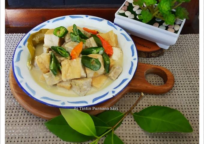 Resep Jangan Tempe Tahu Lombok Ijo Khas Jogya Oleh Hj Tintin Purnama