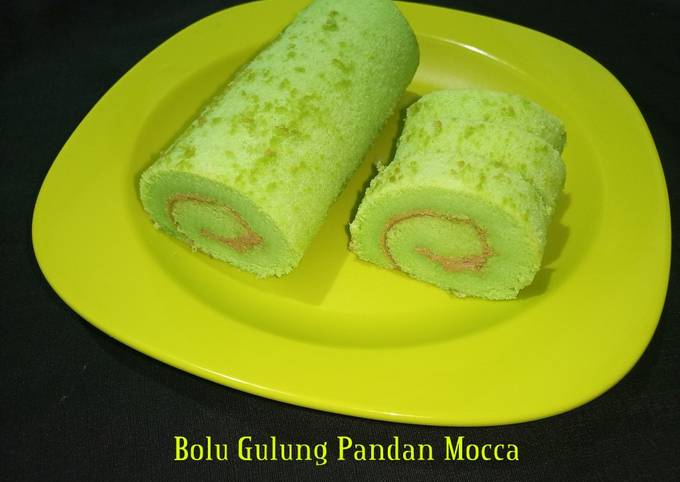 Resep Bolu Gulung Pandan Mocca Oleh Nuraci Cookpad