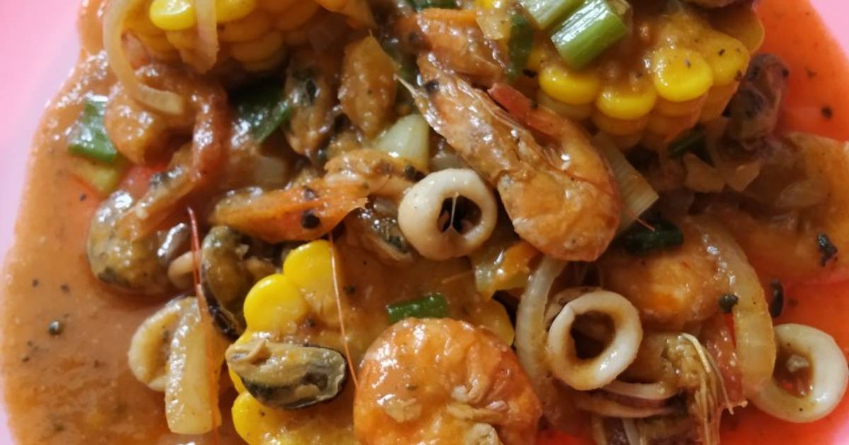 Resep Seafood Tumpah Enak Dan Mudah Cookpad