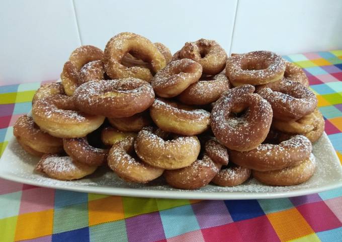 Roscos O Rosquillas De Carnaval Receta De Dores Rial Cookpad