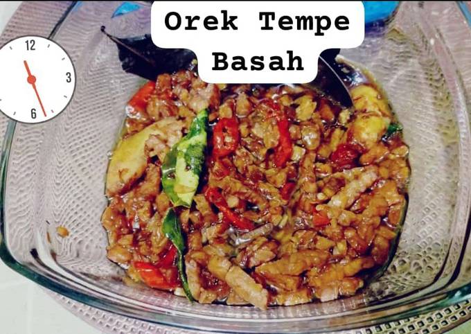 Resep Orek Tempe Basah Nyemek Enak Dan Mudah Oleh Mama Rindu Cookpad