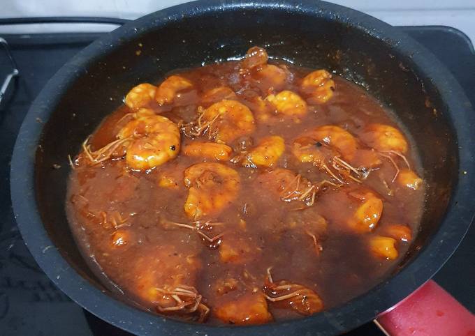 Resep Udang Lada Hitam Pedas Oleh Dede Siti Hasanah II Cookpad