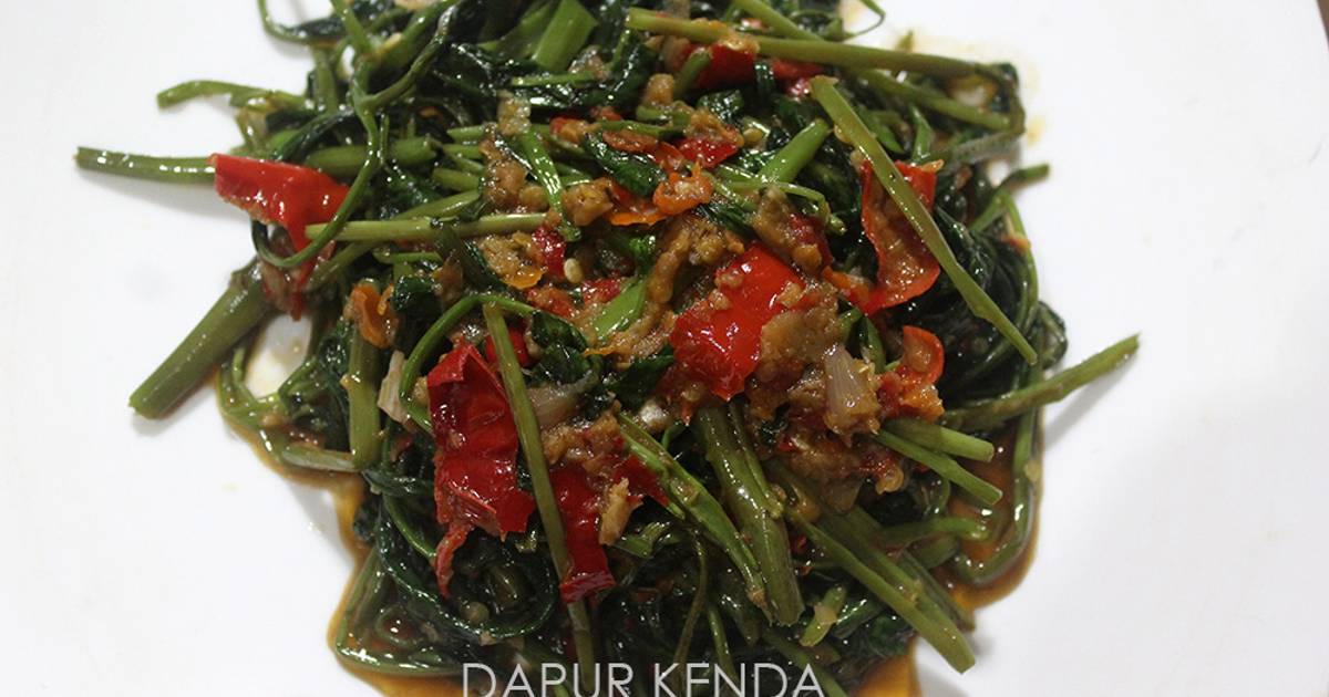 Resep Tumis Kangkung Terasi Pedas Oleh Dinda Arya Setyarini Dapur