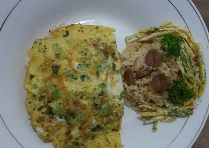 Resep Nasgor Sisbro Sosis Brokoli Selimut Oleh Mama Ar Ken Cookpad