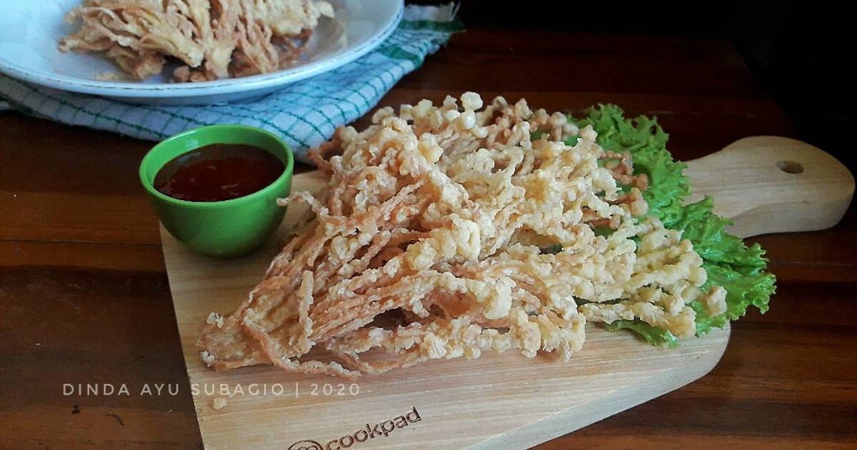 Resep Jamur Enoki Crispy Oleh Dinda Ayu Subagio DCS Cookpad