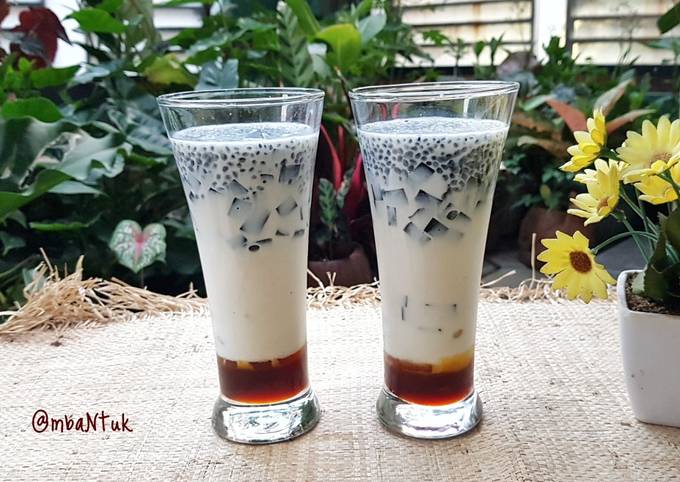 Resep Cha Bang Ang Cincau Susu Gula Aren Khas Thailand Oleh Tituk Sk