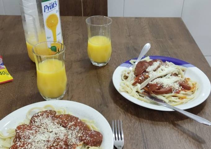 Molho De Tomate Pelado Calabresa E Cebola Caramelizada Receita Por