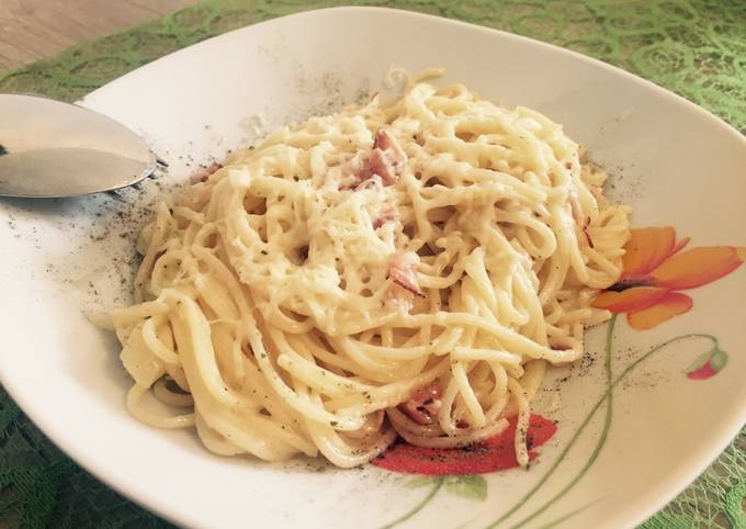 Spagetti Carbonara S Ndor Szab Szabina Receptje Cookpad Receptek