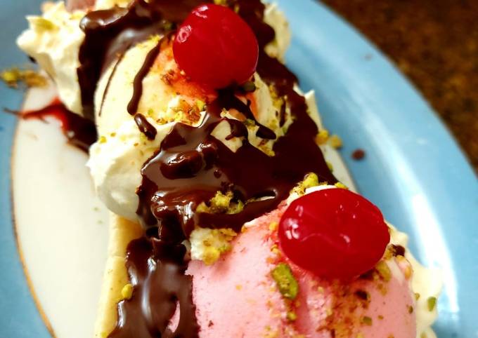 Banana Split Receita Por Elianefariacozinhaafetiva Cookpad