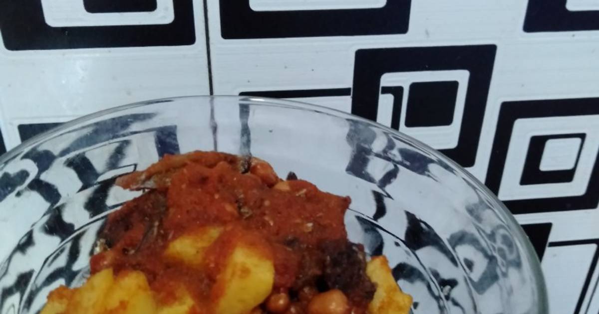 Resep Sambal Lado Kentang Kacang Dan Ikan Asin Oleh Cut Imelda Putri