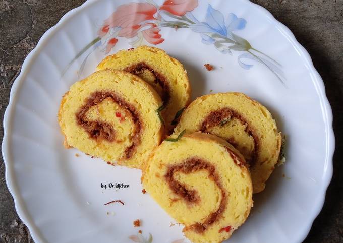 Resep Floss Rollcake Bolu Gulung Abon Oleh Rany Trisuci Cookpad