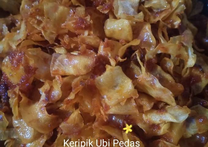 Resep Keripik Ubi Pedas Manis Oleh Rika Ayu Dapur Mama Cookpad