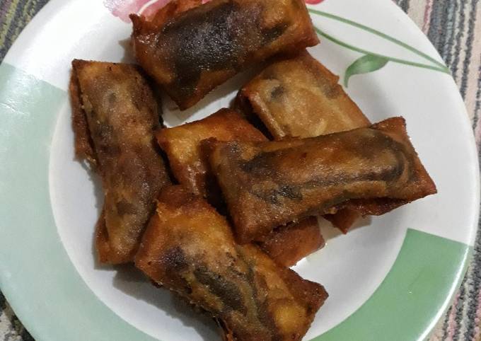 Resep Lumpia Pisang Coklat Keju Oleh Siva Alesha Kitchen Cookpad