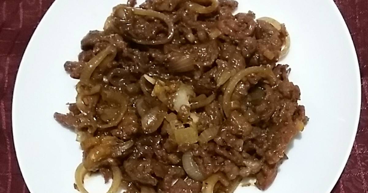 Resep Yakiniku Slice Beef Seperti Menu Yoshinoya Oleh Nur Hidayati