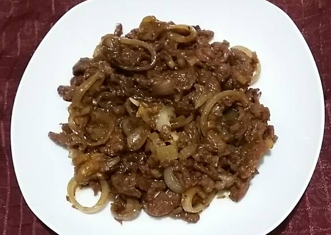 Resep Yakiniku Slice Beef Seperti Menu Yoshinoya Oleh Nur Hidayati