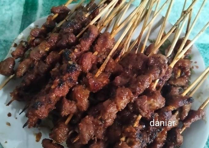 Resep Sate Kambing Empuk Bumbu Simple Oleh Daniar Cookpad