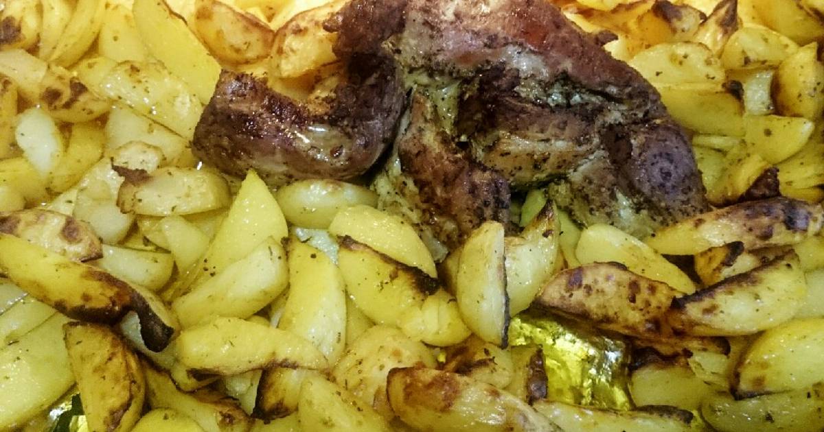 Картошка с грудинкой в духовке рецепт с фото