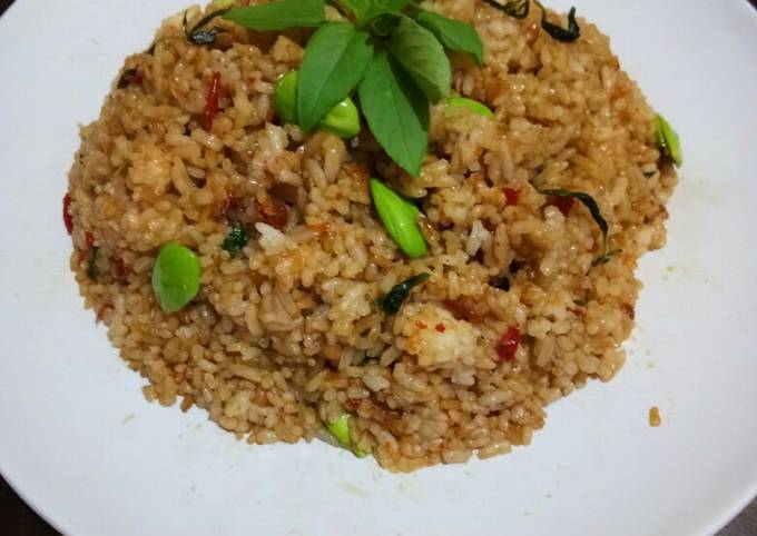 Resep Nasi Goreng Kemangi Pete Oleh Ajeng Laras Cookpad