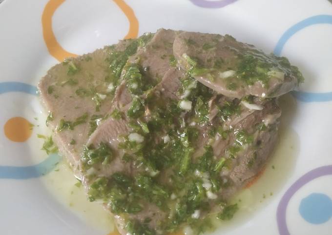 Lengua A La Vinagreta Receta De Cristina Gimenez Cookpad