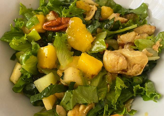 Ensalada Verde Con Mango Y Manzana Receta De Ale Lopez Cookpad