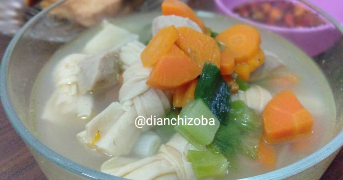 Resep Sup Kembang Tahu Simple Oleh Dian Mommy Ole Michelle Cookpad