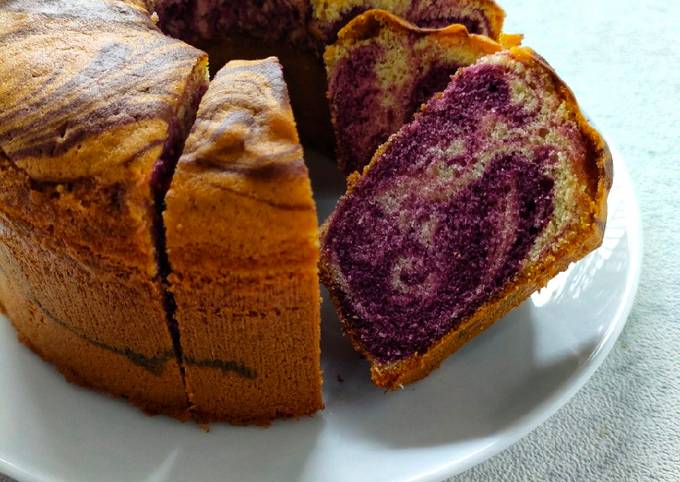 Resep Taro Marble Cake Oleh Noni Sukmawati Cookpad