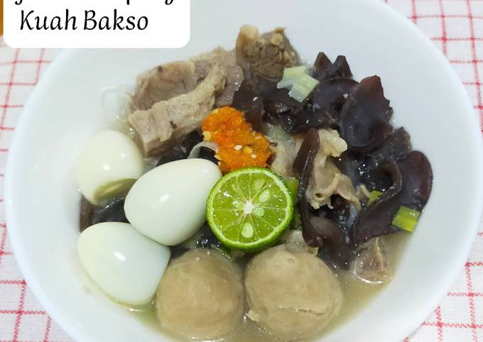 Resep Bihun Daging Jamur Kuping Kuah Bakso Oleh Dapur Rahasya Cookpad