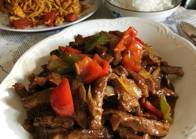 Resep Sapi Lada Hitam Beef Black Pepper Oleh Cooking With Sheila