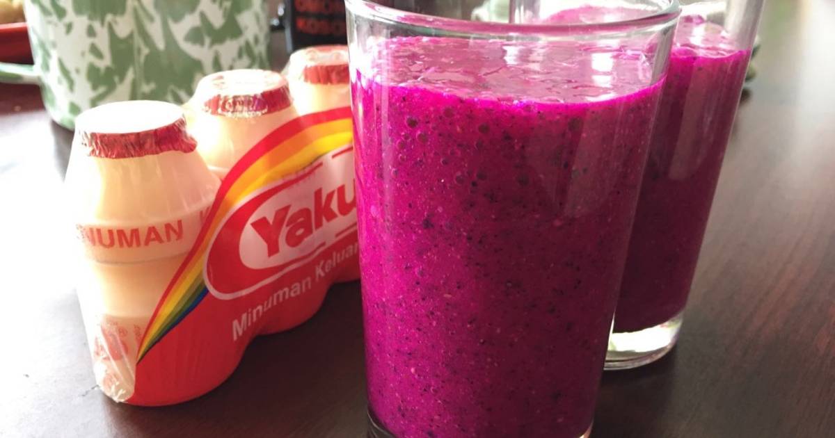 Resep Jus Buah Naga Rasa Yakult Oleh Ekitchen Cookpad