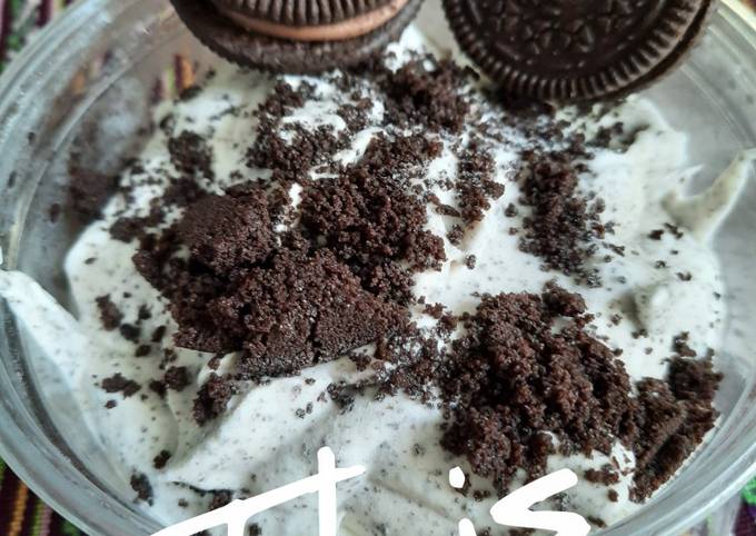 Resep Es Krim Oreo Simple Enak Oleh This Cookpad