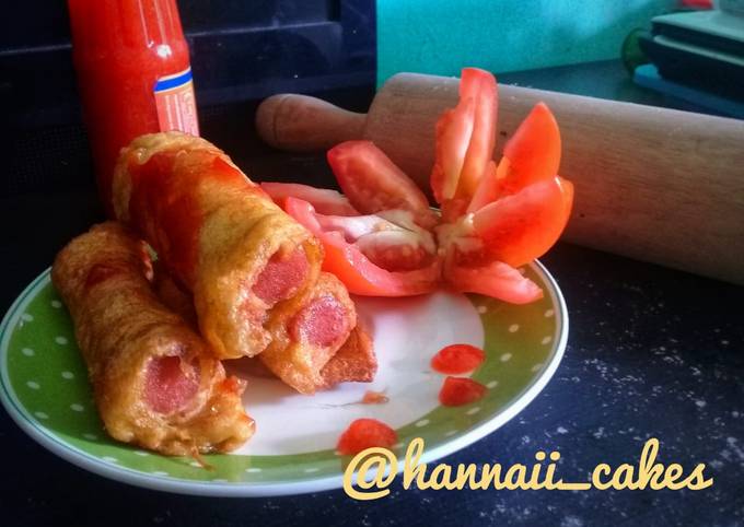 Resep Roti Tawar Goreng Isi Sosis Oleh Indah Mukaromah Cookpad