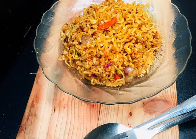 Resep Nasi Goreng Magelangan Nasi Mawut Oleh Anif Agustina Cookpad