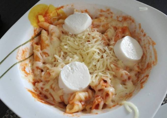 Macarrones Con Queso De Cabra Mozzarella Y Tomate Receta De La Cocina