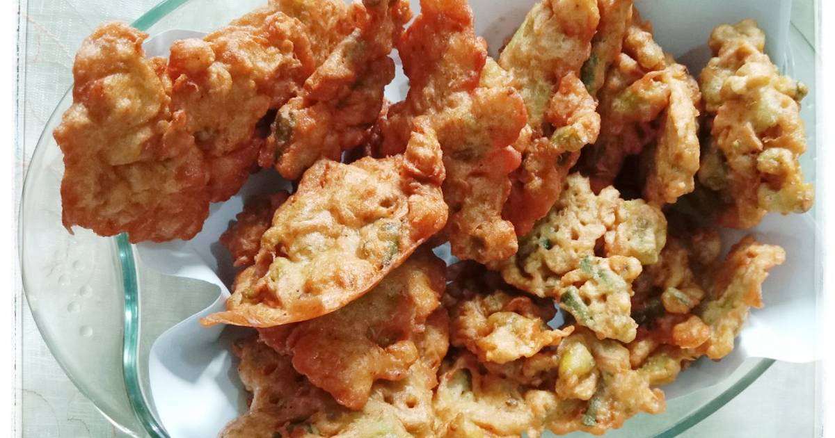 Resep Bakwan Udang Rebon Kacang Panjang Oleh Aini Mama N R Cookpad