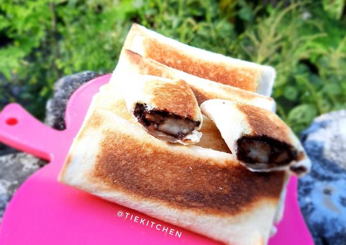 Resep Roti Tawar Bakar Isi Pisang Coklat Oleh Nurhayati Ummu