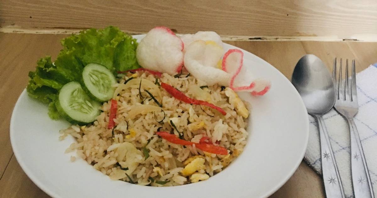 Resep Nasi Goreng Aroma Daun Jeruk Dan Serai Oleh Rims Kitchen Cookpad