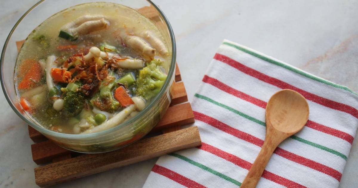 Resep Sop Ceker Sayuran Oleh Tiza Holida Emelda Cookpad