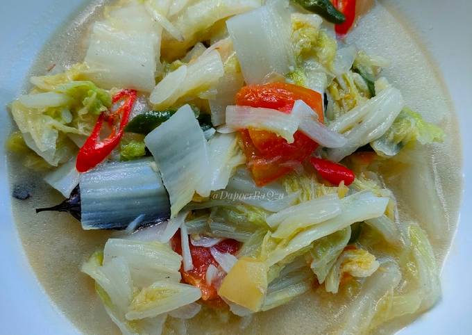 Resep Sawi Putih Masak Santan Oleh Nurul Udhiyah Bakri Cookpad