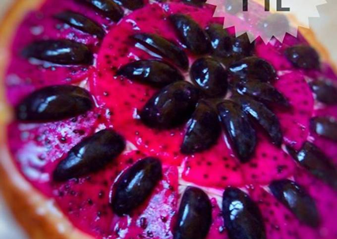 Resep Dragon Fruit Pie Pie Buah Naga Oleh Anita Rusvarina Cookpad