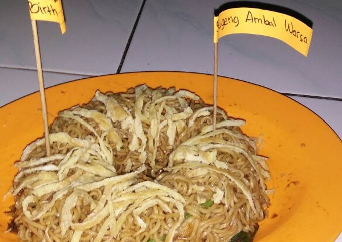 Resep Mie Indomie Abang Adek Ulang Tahun Oleh Nimah Arofiah Cookpad