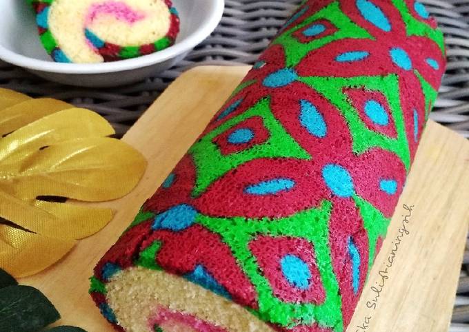 Resep Batik Roll Cake Oleh Ika Sulistianingsih Cookpad