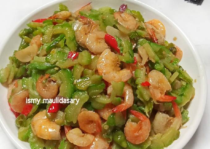 Resep Tumis Pare Udang Oleh Ismy Maulidasary Cookpad