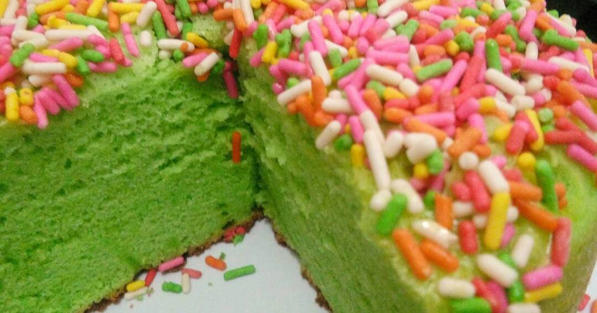 Resep Bolu Pandan Ricecooker No Mixer Takaran Sendok Oleh Risna Cookpad