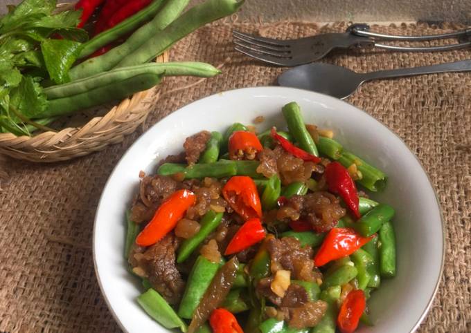 Resep Tumis Daging Sapi Buncis Oleh Dinda Prilia Cookpad