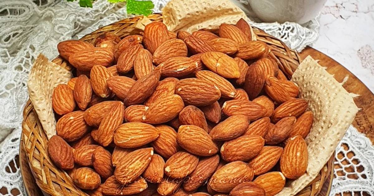 Resep Kacang Almond Panggang Airfryer Untuk Kurangi Ngemil Oleh