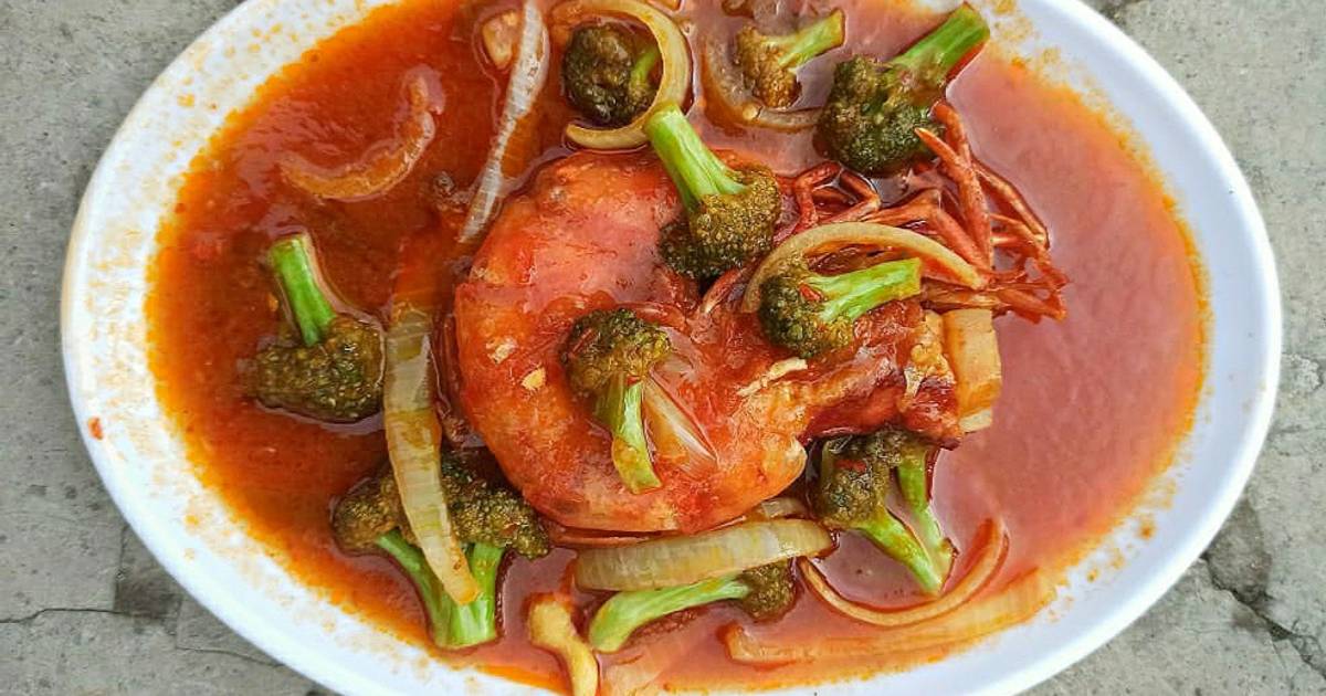 Resep Udang Windu Saos Padang Oleh Yusi Cookpad