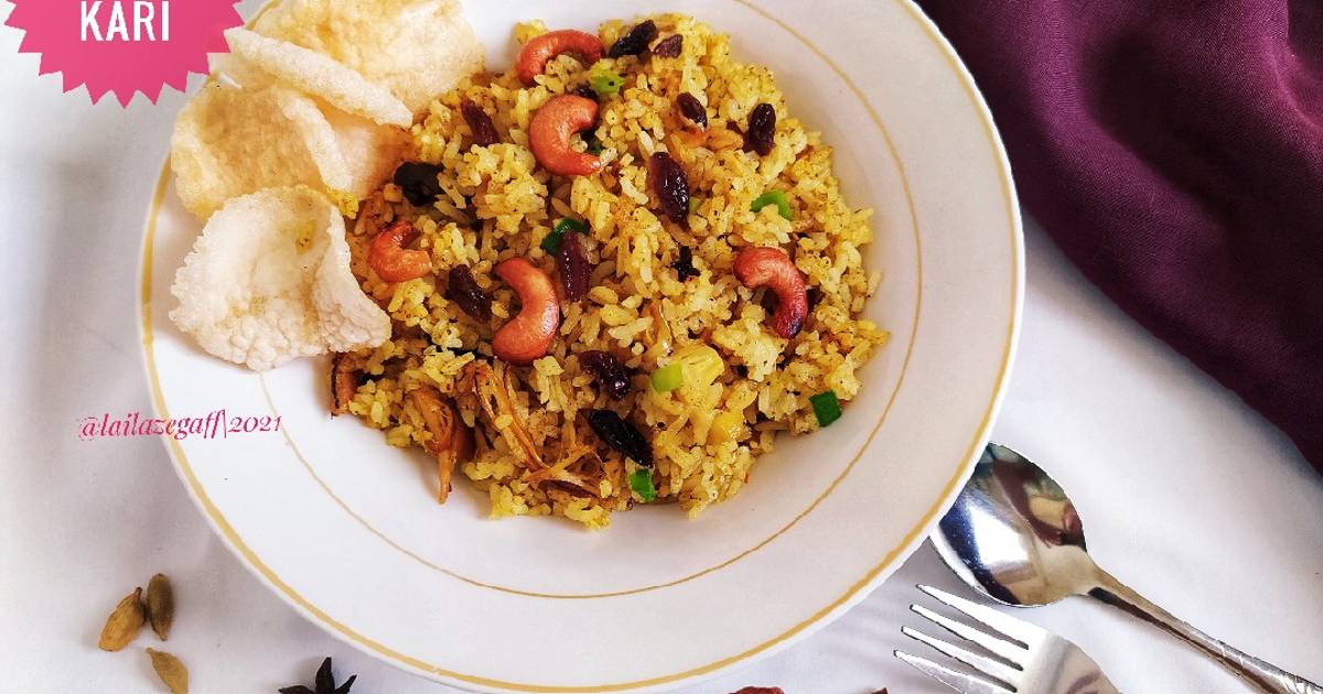 Resep Nasi Goreng Bumbu Kari Oleh Lailazegaff Cookpad