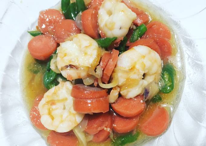 Resep Udang Sosis Tumis Cabai Hijau Oleh Luna Cookpad